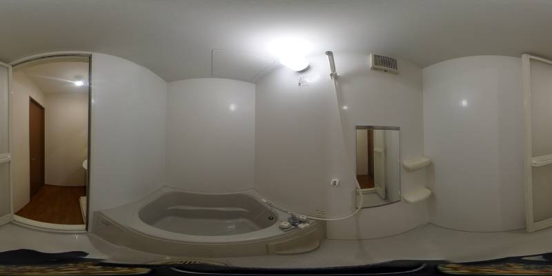 パノラマ画像バスルーム