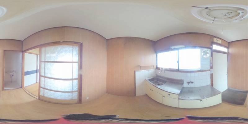 パノラマ画像キッチン