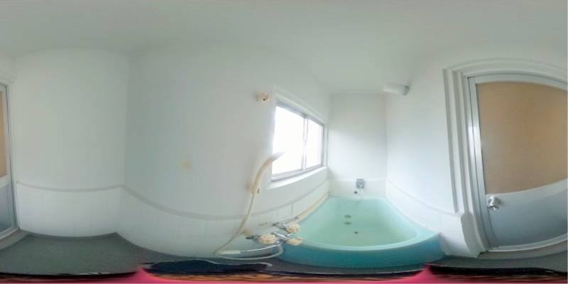 パノラマ画像バスルーム