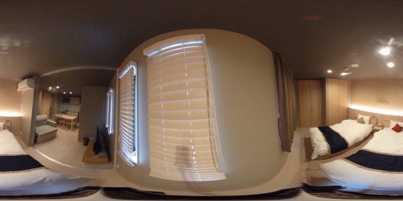 パノラマ画像洋室