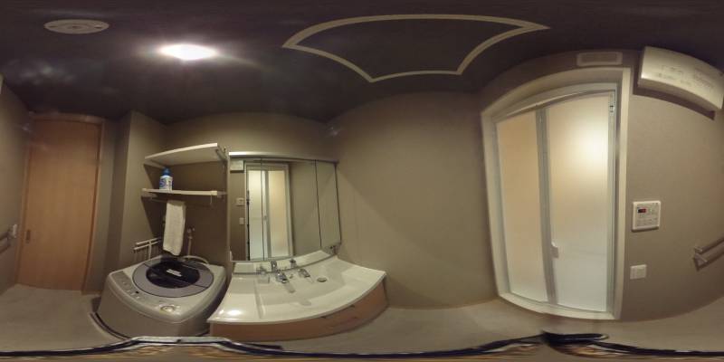 パノラマ画像洗面所