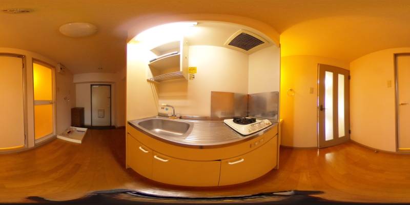 パノラマ画像キッチン