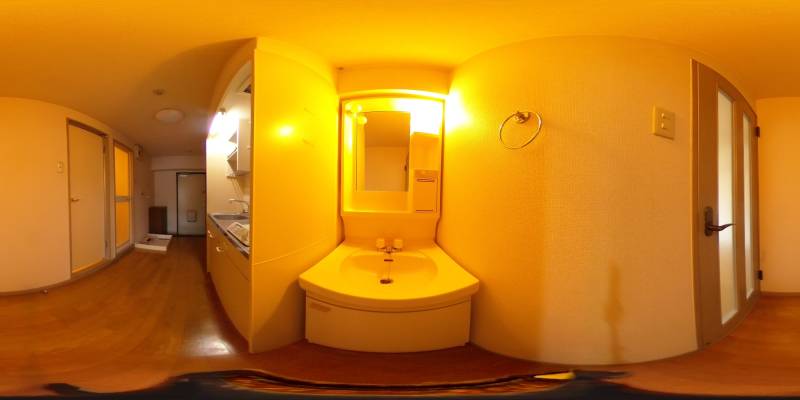 パノラマ画像洗面所