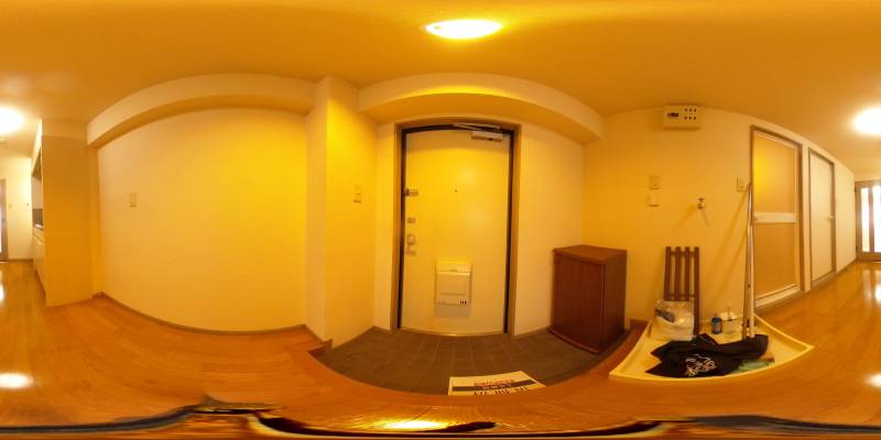 パノラマ画像玄関