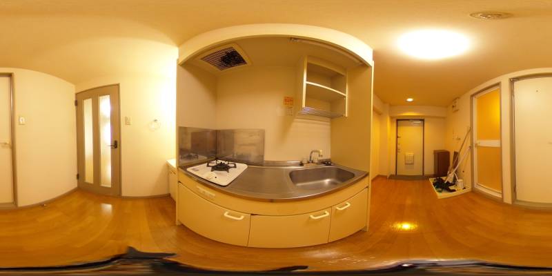 パノラマ画像キッチン