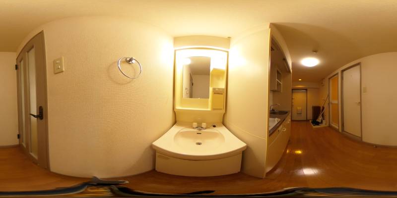 パノラマ画像洗面所