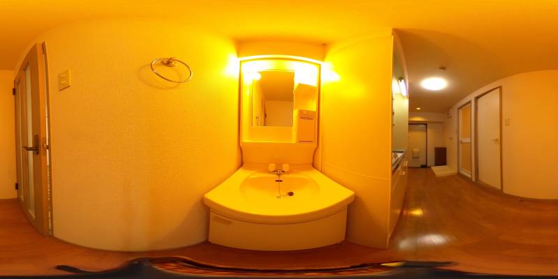 パノラマ画像洗面所