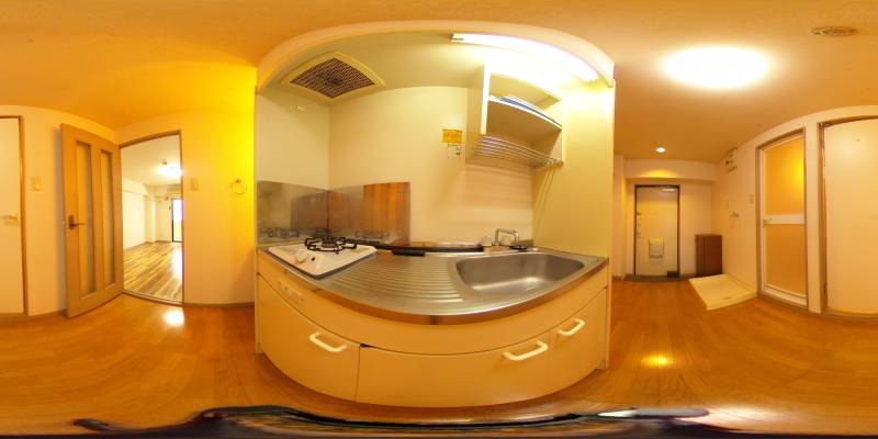 パノラマ画像キッチン