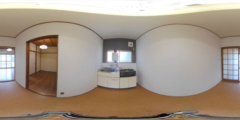 パノラマ画像キッチン