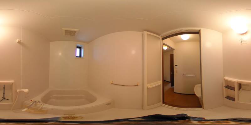 パノラマ画像バスルーム