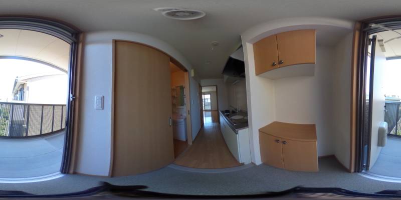 パノラマ画像玄関