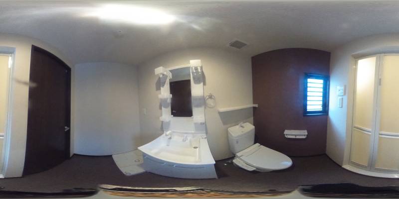 パノラマ画像洗面所