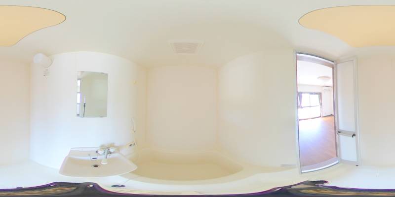 パノラマ画像バスルーム