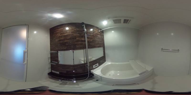 パノラマ画像バスルーム