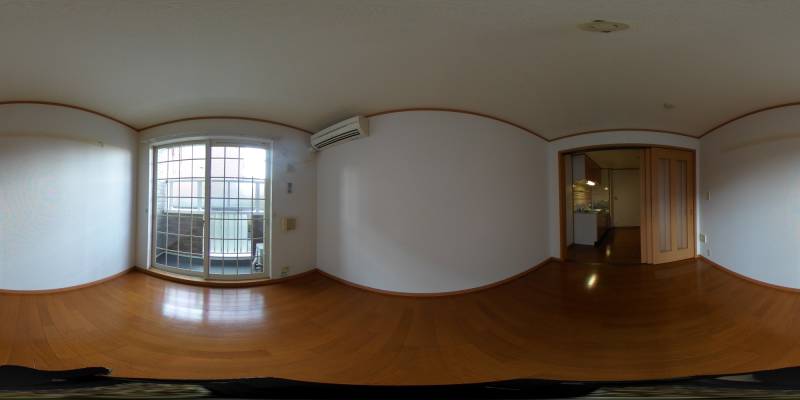 パノラマ画像洋室