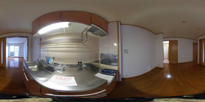 パノラマ画像キッチン