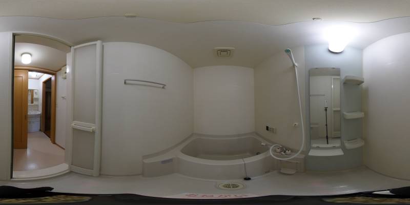 パノラマ画像バスルーム