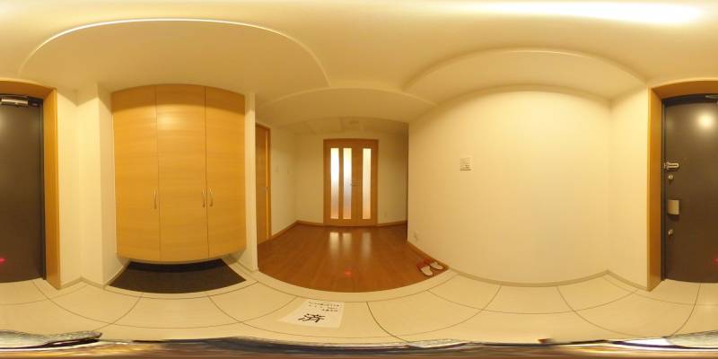 パノラマ画像玄関