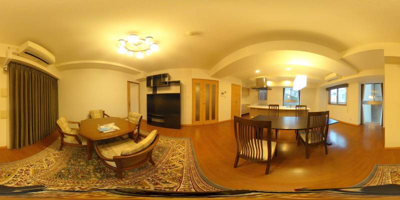 パノラマ画像リビング