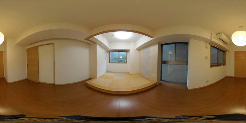 パノラマ画像洋室