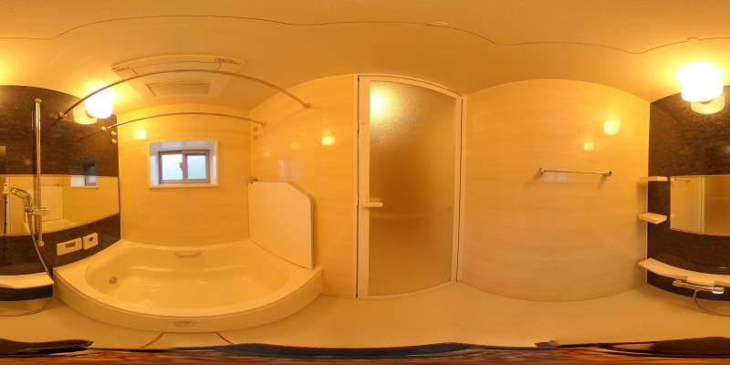 パノラマ画像バスルーム