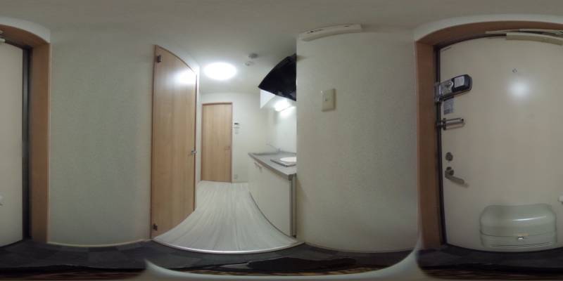 パノラマ画像キッチン