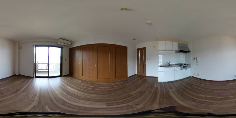 パノラマ画像リビング