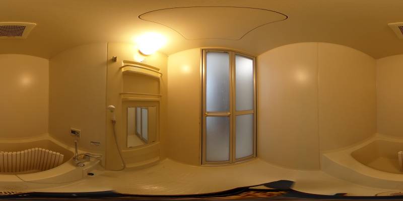 パノラマ画像バスルーム