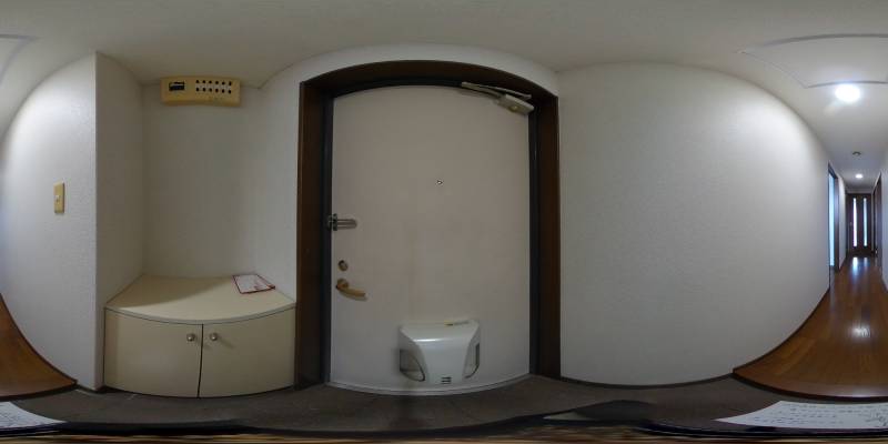 パノラマ画像玄関