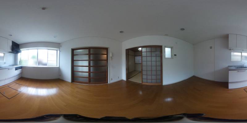 パノラマ画像キッチン