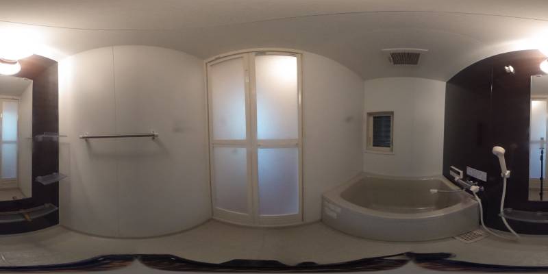 パノラマ画像バスルーム