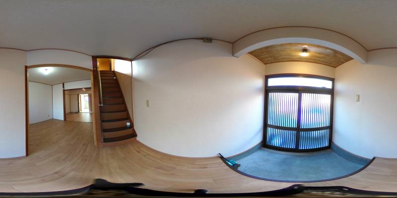 パノラマ画像玄関