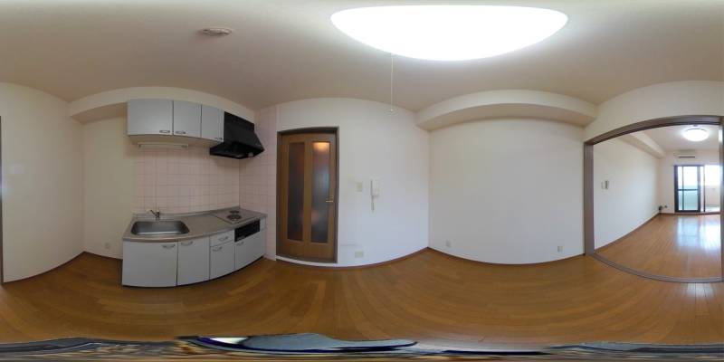 パノラマ画像洋室