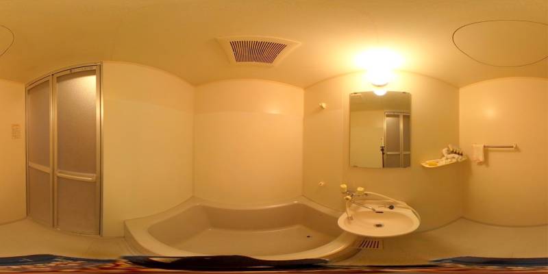 パノラマ画像バスルーム