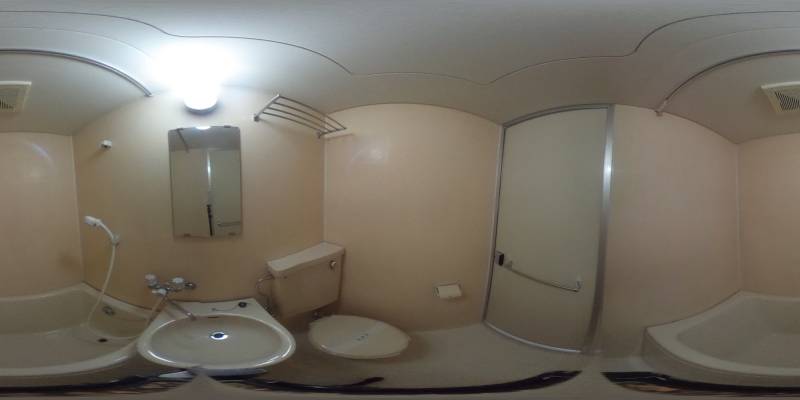 パノラマ画像バスルーム