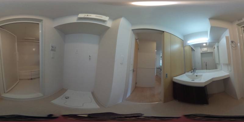 パノラマ画像洗面所