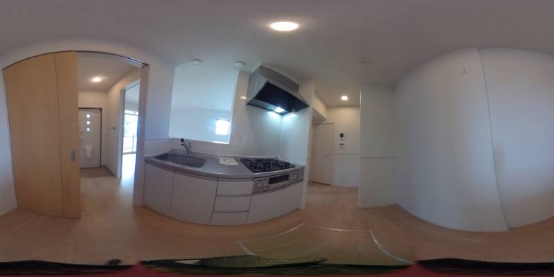 パノラマ画像キッチン