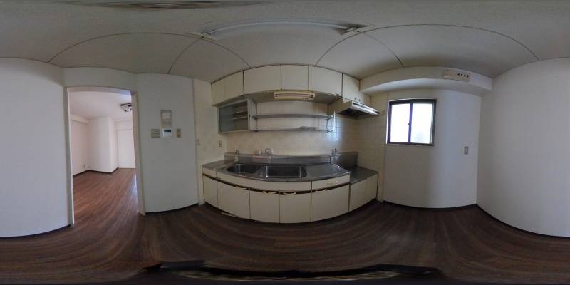 パノラマ画像キッチン