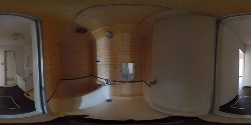 パノラマ画像バスルーム