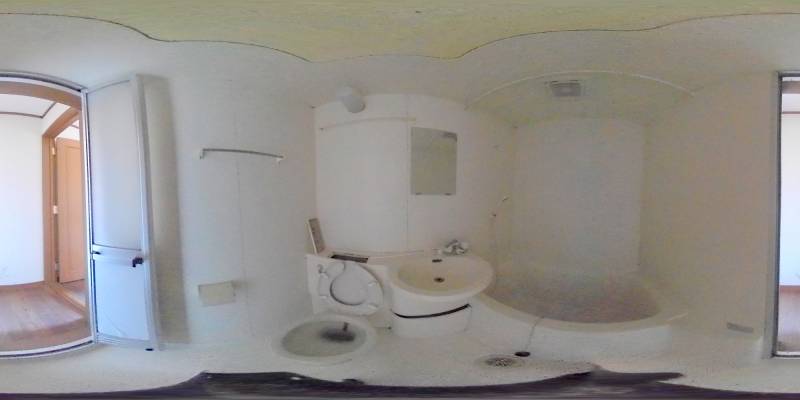 パノラマ画像バスルーム