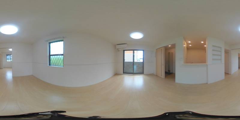 パノラマ画像リビング