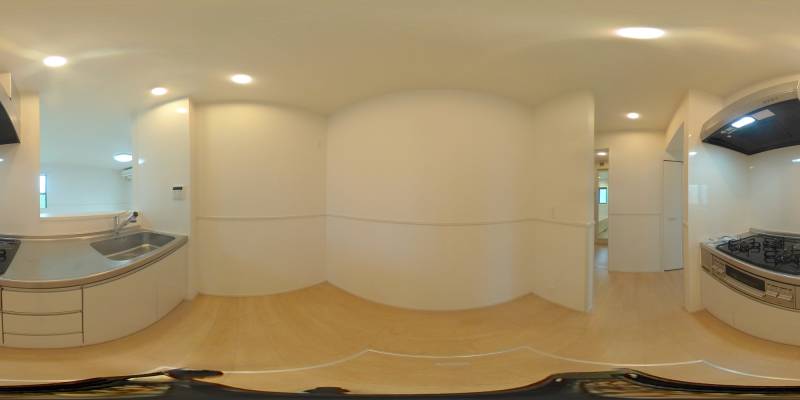 パノラマ画像キッチン