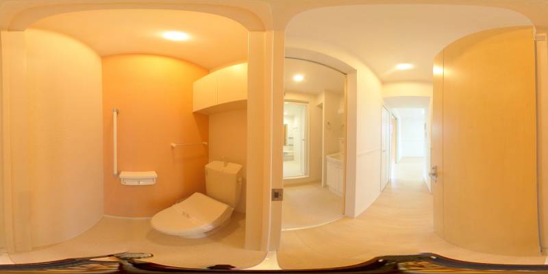 パノラマ画像トイレ