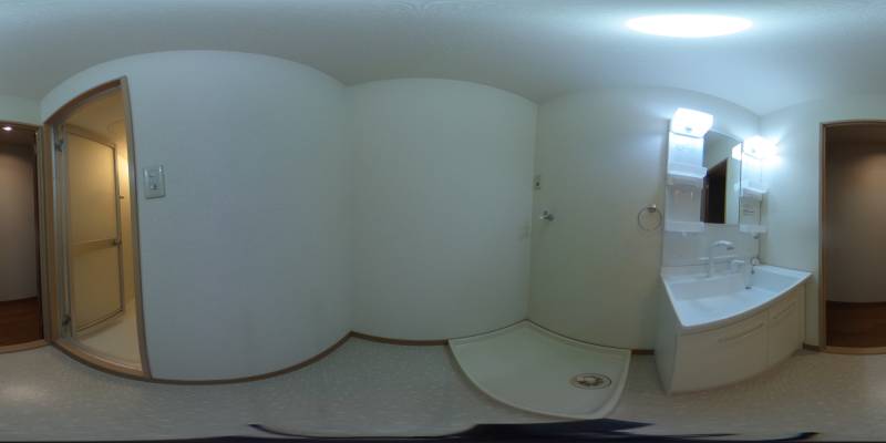 パノラマ画像洗面所