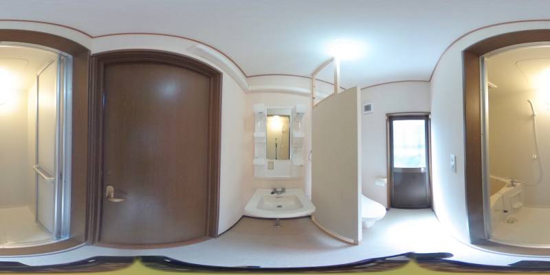 パノラマ画像洗面所