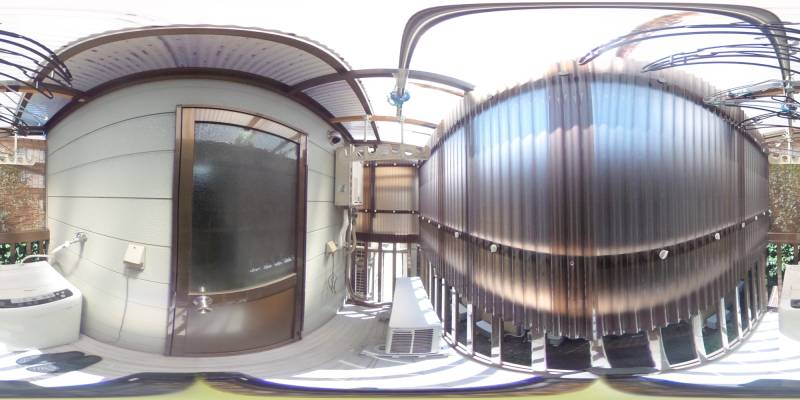 パノラマ画像バルコニー