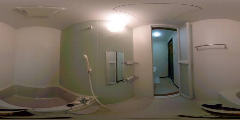 パノラマ画像バスルーム