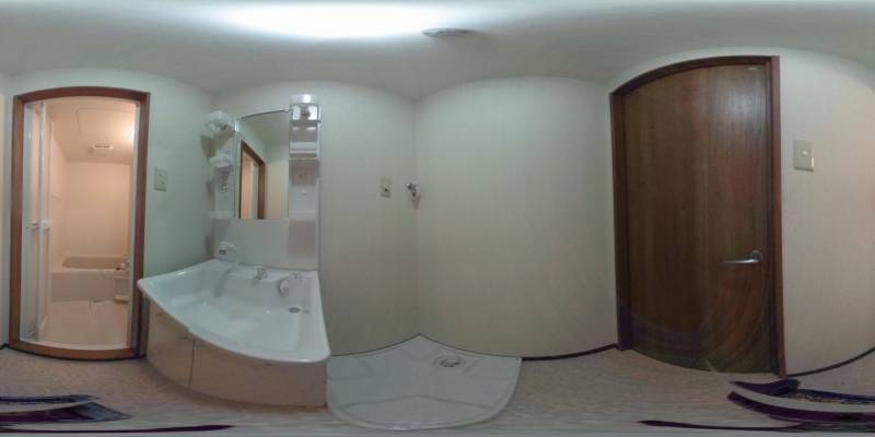 パノラマ画像洗面所