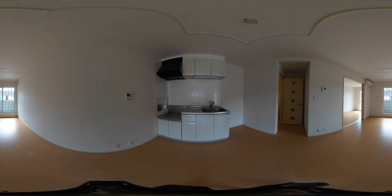 パノラマ画像キッチン