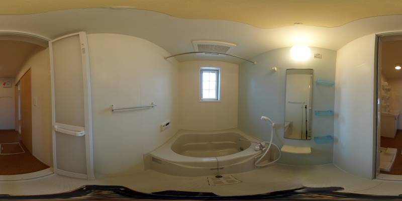 パノラマ画像バスルーム